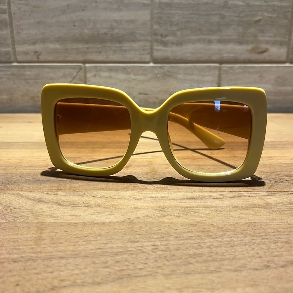 Anthropologie Yellow Sunglasses